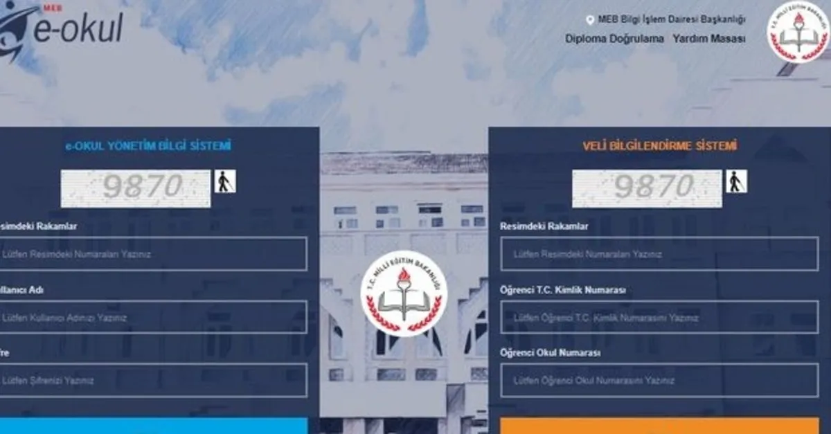 e okul giris e okul vbs veli bilgilendirme sistemine giris nasil yapilir takvim