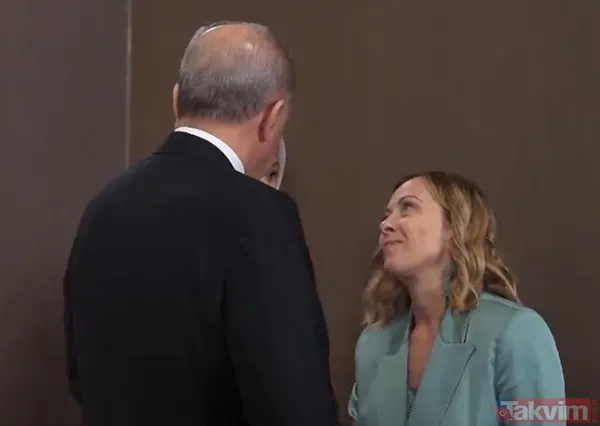 NATO'da çok konuşulan anlar! İtalya Başbakanı Meloni'nin Başkan Erdoğan'a bakışları gündem oldu - 6