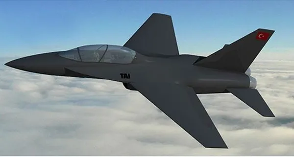 Yerli jet uçağı Hürjet'in yeni görüntüsü ortaya çıktı-1
