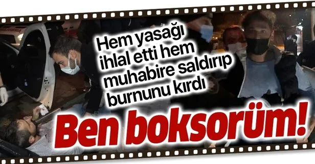 SON DAKİKA: Bursa’da çirkin saldırı: Kısıtlamayı ihlal eden boksör gazetecinin burnunu kırdı