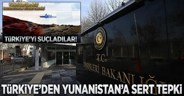 Türkiyeden Yunanistana sert tepki