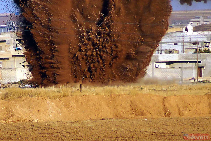 Rasulayn'da teröristlerin tuzakladığı 250 kilo patlayıcı böyle imha edildi