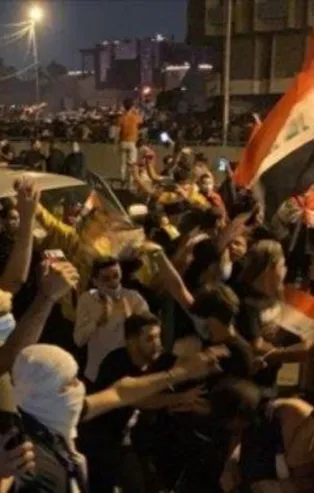 Kasım Süleymani'nin öldürülmesinin ardından Bağdat'ta sevinç gösterileri