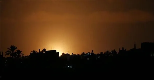 İşgalci İsrail Gazze’ye yönelik hava saldırılarını sürdürüyor