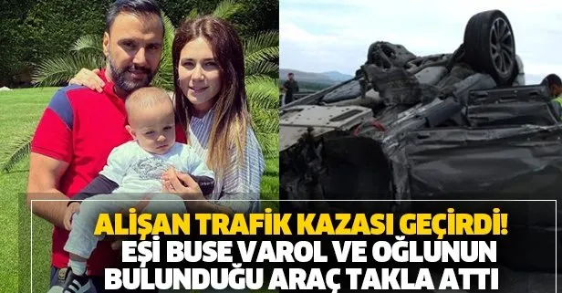 Son dakika haberleri: Şarkıcı Alişan kaza yaptı! Eşi ve oğlunun da içinde bulunduğu cip 30 metre sürüklendi