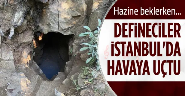 İstanbul'da 2 defineci hazine ararken kullandıkları patlayıcıyla yaralandı