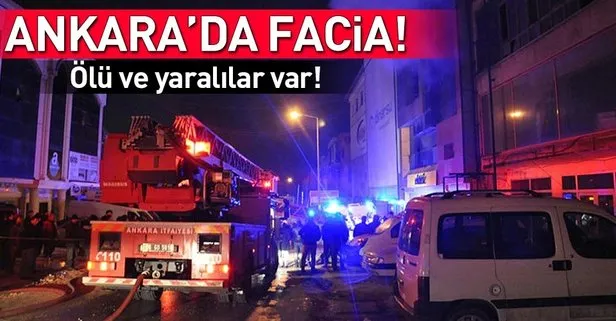 Ankara'da korkutan yangın!