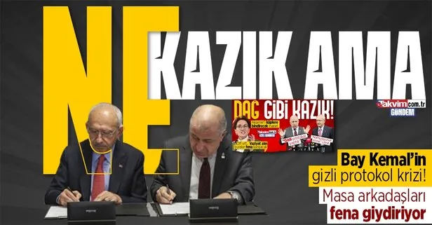 Kemal Kılıçdaroğlu ve Ümit Özdağ arasındaki gizli protokol 7’li koalisyonun ortaklarını çılgına çevirdi! Turhan Çömez, Serkan Özcan ve Bilge Yılmaz’dan zehir zemberek sözler