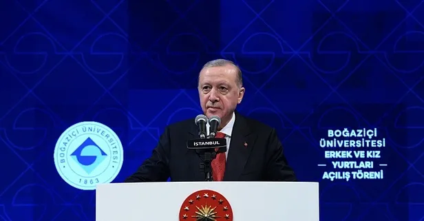 Başkan Erdoğan yurt açılışında açıkladı: Boğaziçi Üniversitesi'ne kütüphane ve laboratuvar binası kazandıracağız