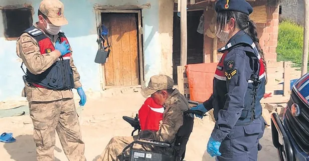Malatya'da bedensel engelli İbrahim Güven asker oldu
