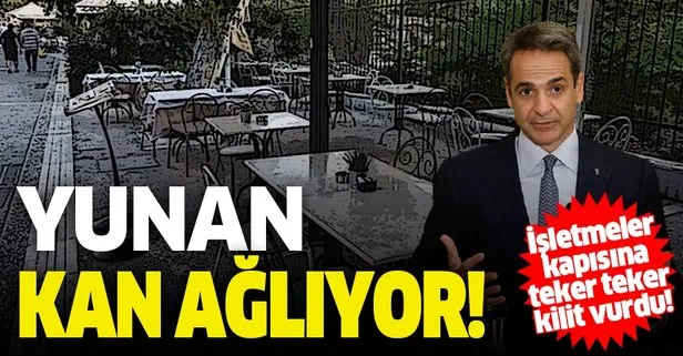 Yunan’da işletmeciler koronavirüs nedeniyle kan ağlıyor