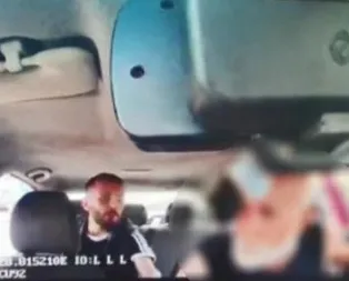 Taksiciye ateş açtılar Araç içi görüntüleri ortaya çıktı