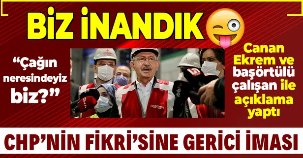 CHP Lideri Kemal Kılıçdaroğlu, Fikri Sağlar'ın 'Türbanlı hâkim' sözlerini yanına başörtülü parti üyesini alarak eleştirdi: Çağın neresindeyiz biz?