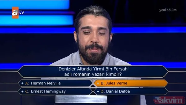 Kim Milyoner Olmak İster'e hikayesiyle damga vuran yarışmacı! 300 bin TL'lik Osmanlı sorusunda bakın ne yaptı - 22