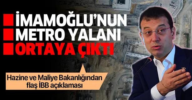 Son dakika: Hazine ve Maliye Bakanlığından flaş İBB açıklaması