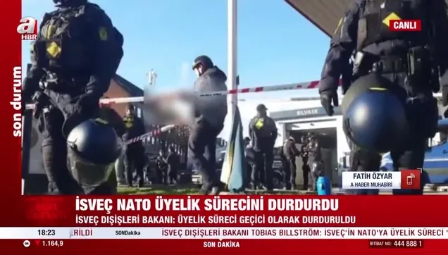 İsveç NATO üyelik sürecini durdurdu