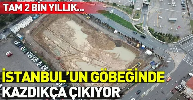 Kadıköy’de otel inşaatında tarihi eserler ortaya çıktı!