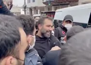 Milletvekili görünümlü militan Barış Atay! Boğaziçi provokasyonlarında görevi başındaki polisimize alçakça saldırdı...