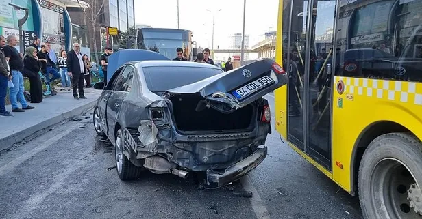 Avcılarda zincirleme kaza: 2 kişi yaralandı