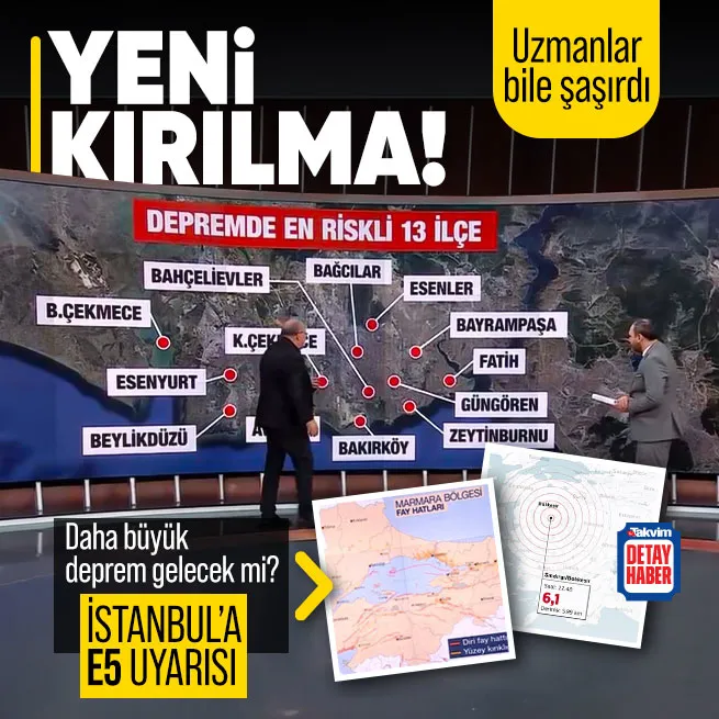 Daha büyük deprem olacak mı? Şükrü Ersoy İstanbulu anlattı: E5 uyarısı!