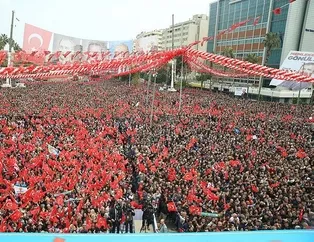 Başkan Erdoğan'ın Adana mitinginden kareler
