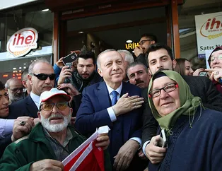 Cumhurbaşkanı Erdoğan’ın İstanbul programından ilginç kareler