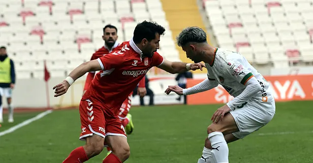 Galibiyet hasteti 7 maça çıktı! Sivasspor Alanyaspor: 1-1 | MAÇ SONUCU
