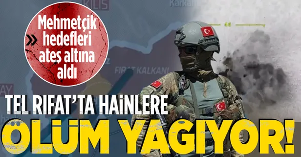 Son dakika: Türk Silahlı Kuvvetleri Tel Rıfat'ta PKK ve YPG hedeflerini ateş altına aldı