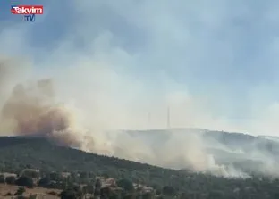 Uşak Eşme’de yangın!