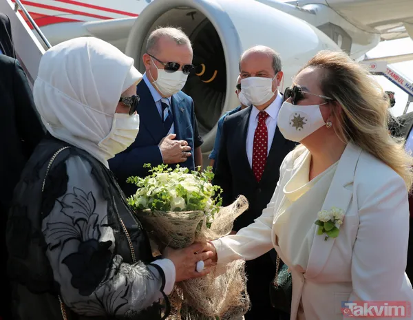 KKTC'de tarihi anlar! Başkan Recep Tayyip Erdoğan'a Oğuzhan Asiltürk ve Devlet Bahçeli de eşlik etti - 32