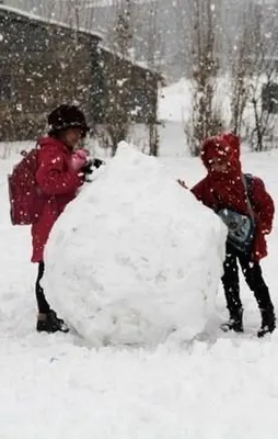 O ilde okullara kar tatili