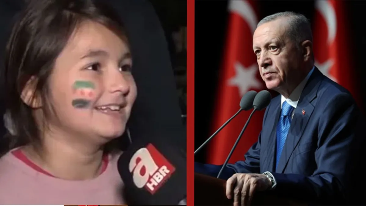 Suriyeli Elif’ten Başkan Erdoğan’a teşekkür