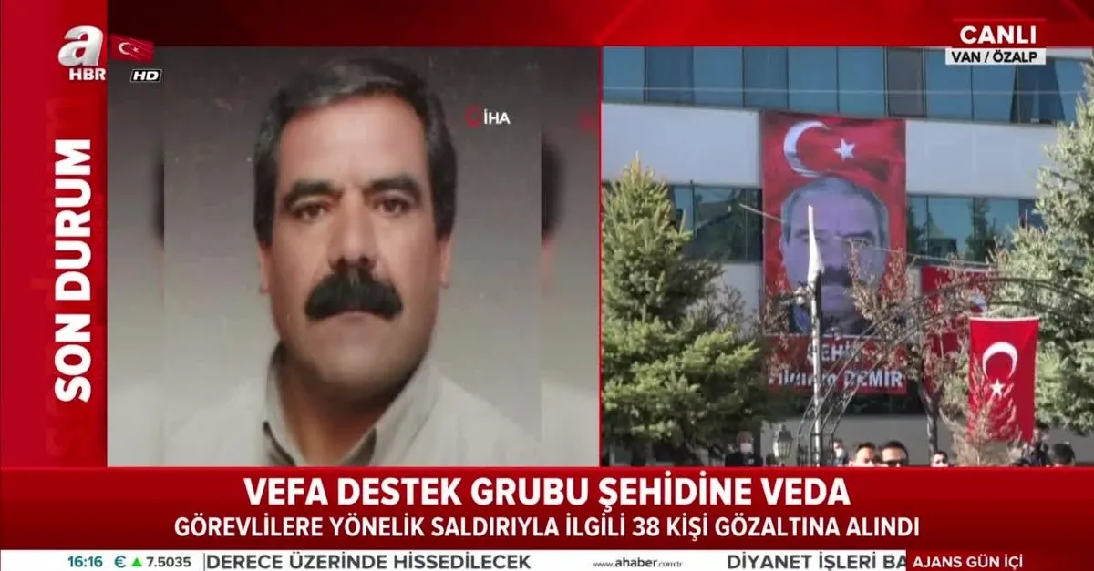 Van şehidi Yıldırım Demir son yolculuğuna uğurlandı