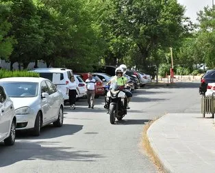 Sınava polis motosikletiyle yetiştirildi