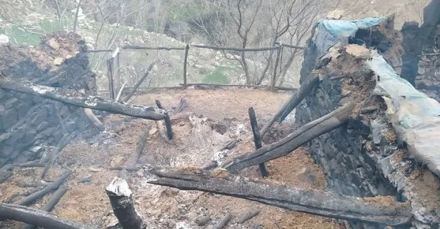 Ahırda yangın: 76 hayvan telef oldu