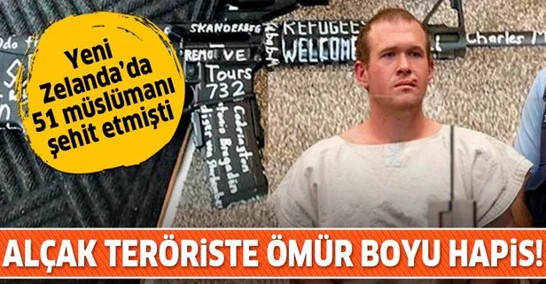 Son dakika: Yeni Zelanda’da 51 kişiyi şehit eden terörist Brenton Tarrant’a ömür boyu hapis cezası!