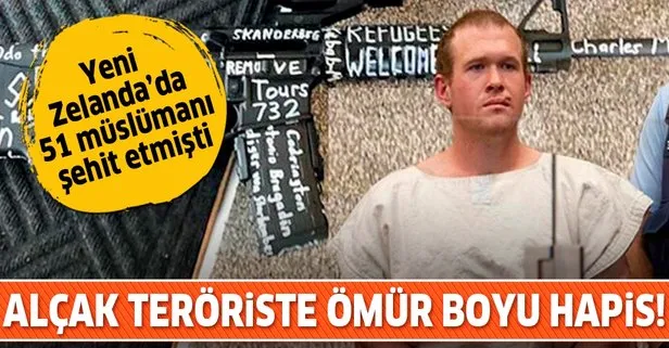 Brenton Tarrant'a ömür boyu hapis cezası!