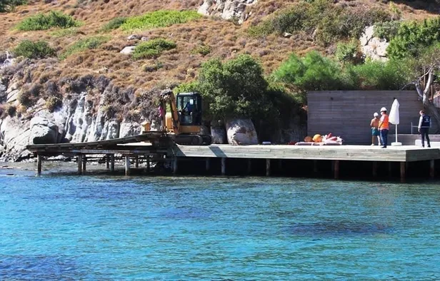 Son dakika: Dodo Beach'te yıkım tekrar başladı!-2