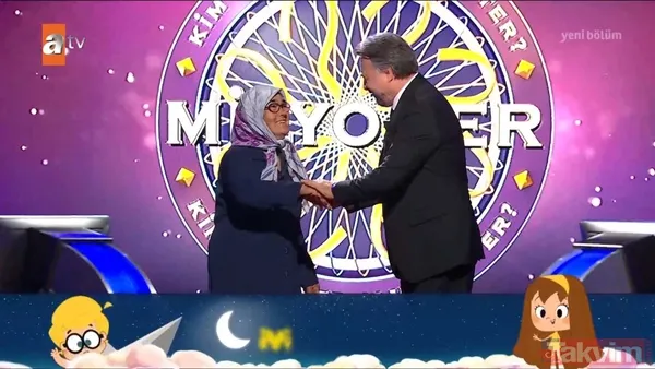 Kim Milyoner Olmak İster'de 104 bin takipçili Habibe teyze 1 milyon TL değerindeki soruyu açmayı başardı! "TDK'ya göre hangisinin içinde geçtiği deyim yoktur" sorusunda çekildi... - 1