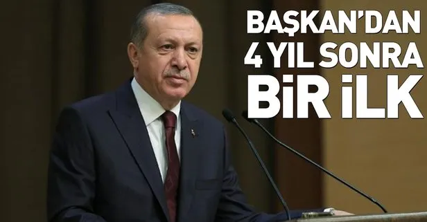 Başkan Erdoğan, 4 yıl sonra ilk kez kabullerini Çankaya Köşkü’nde yapacak