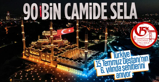 Tüm Türkiye'de 15 Temmuz selası okundu! 90 bin camide aynı anda şehitlerimiz anıldı