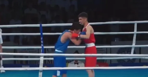 Avrupa Gençler Boks Şampiyonası'nda kardeşlik kazandı: Azerbaycanlı sporcu Türk rakibinin formasındaki Türk bayrağını öptü