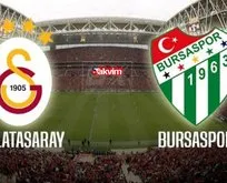 Galatasaray - Bursaspor maçı ne zaman, saat kaçta? Galatasaray - Bursaspor maçı hangi kanaldan canlı verilecek?