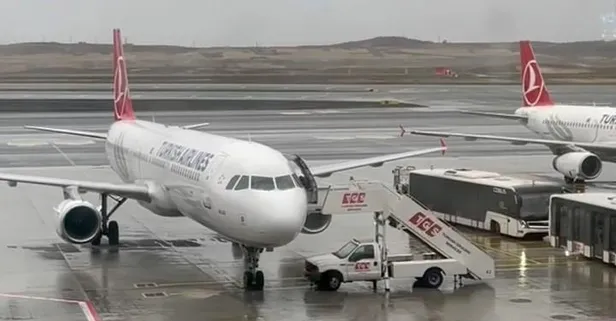 Olumsuz hava şartları uçuşları etkiledi! THY: İstanbul Havalimanı kalkışlı ve varışlı bazı seferlerde iptaller yaşanmaktadır