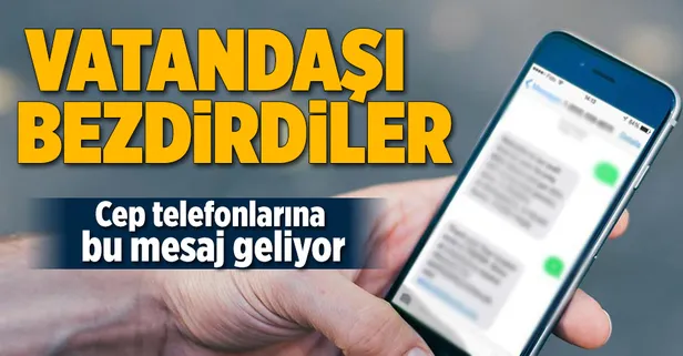 Vatandaşı bezdirdiler... Telefonlara bu mesaj geliyor