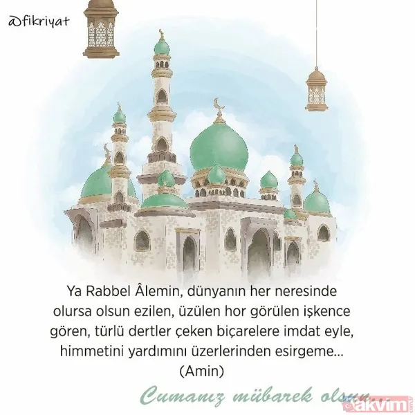 Resimli cuma mesajları 2020! En güzel, ayetli, kısa, uzun, resimsiz ve resimli mesajlarıyla hayırlı cumalar - 26