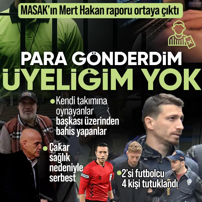 Futbolda bahis soruşturması: Mert Hakan Yandaş ve Metehan Baltacı tutuklandı! | Ahmet Çakar hakkında karar