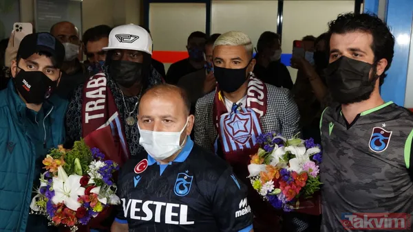 Gervinho ve Bruno Peres Trabzonspor'a geldi! Taraftar meşalelerle karşıladı - 4