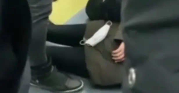 Metrobüste alacak verecek kavgası: Sinir krizi geçiren kadın bayıldı