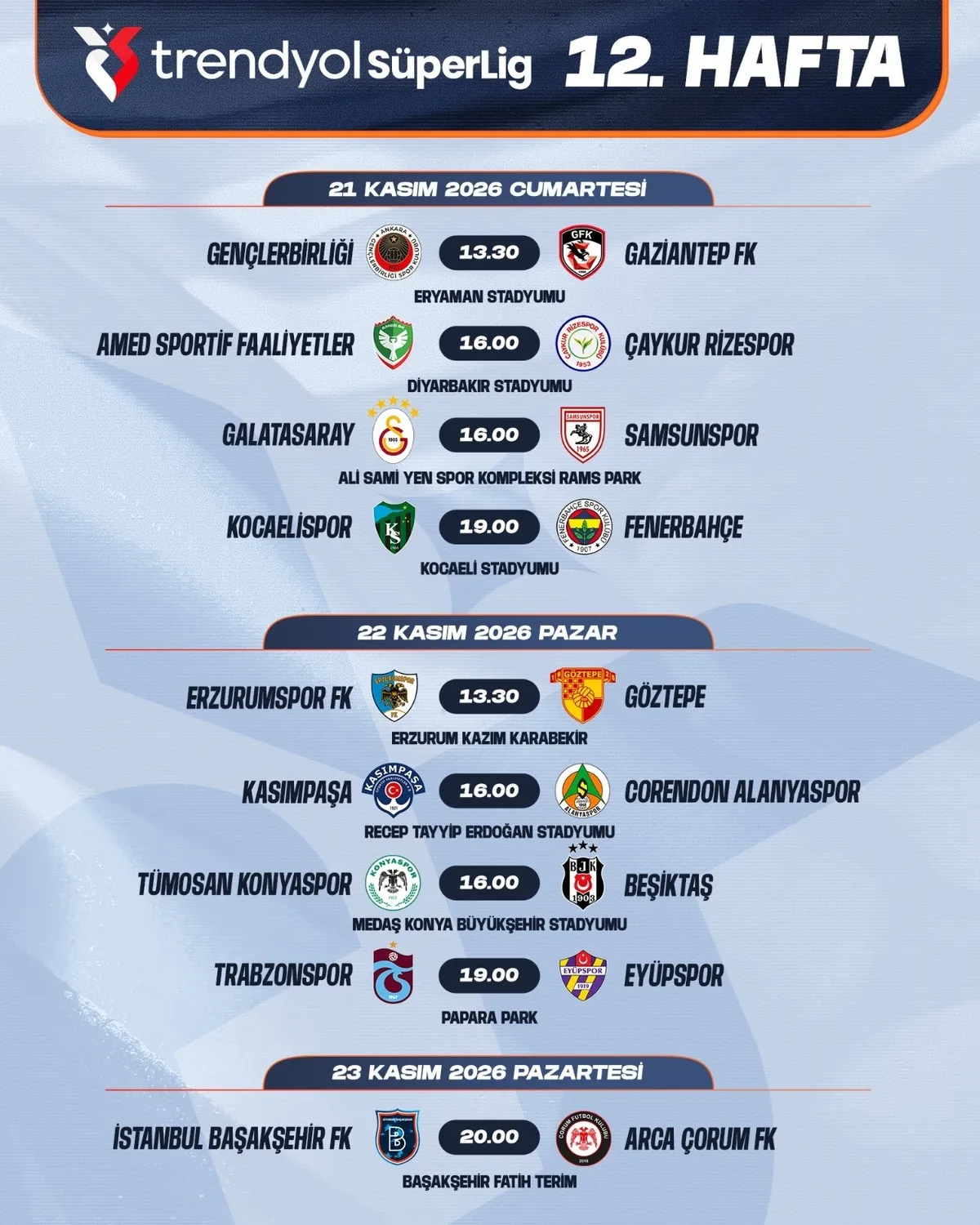 Galatasaray-Fenerbahçe derbisinin tarihi belli oldu: 26 Ekim'de oynanacak-9